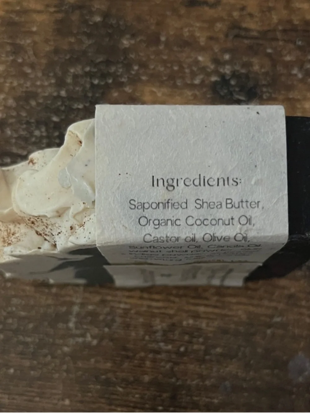Stormy Weather Soap - Black & Cream
